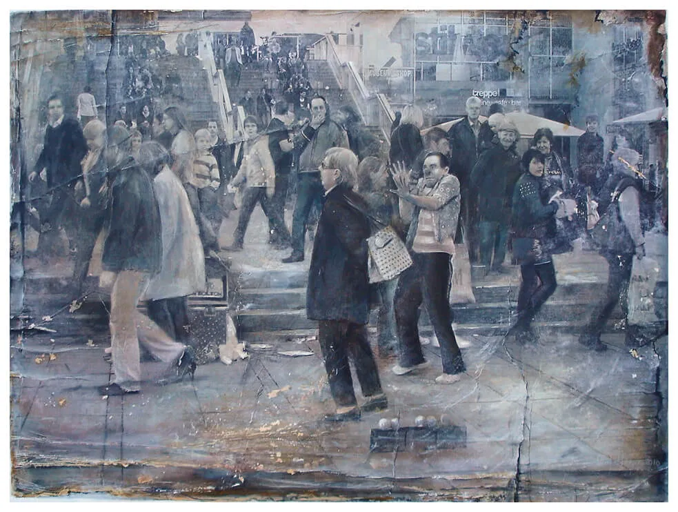 „Fragment end of xx century  Stuttgart-21(1)“ 2011