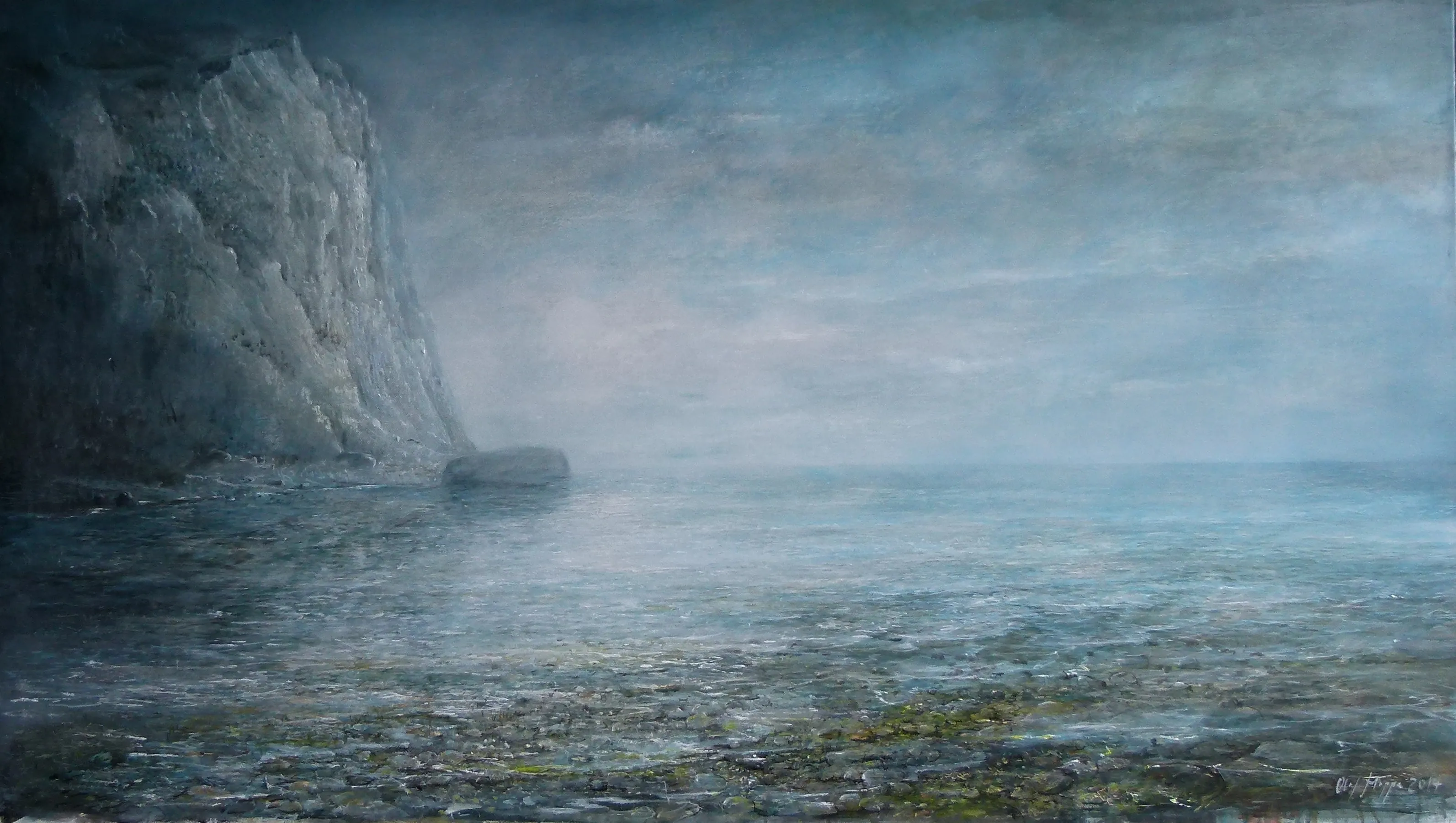 „Blick auf Arkona mit aufgehendem Mond“ 2014
