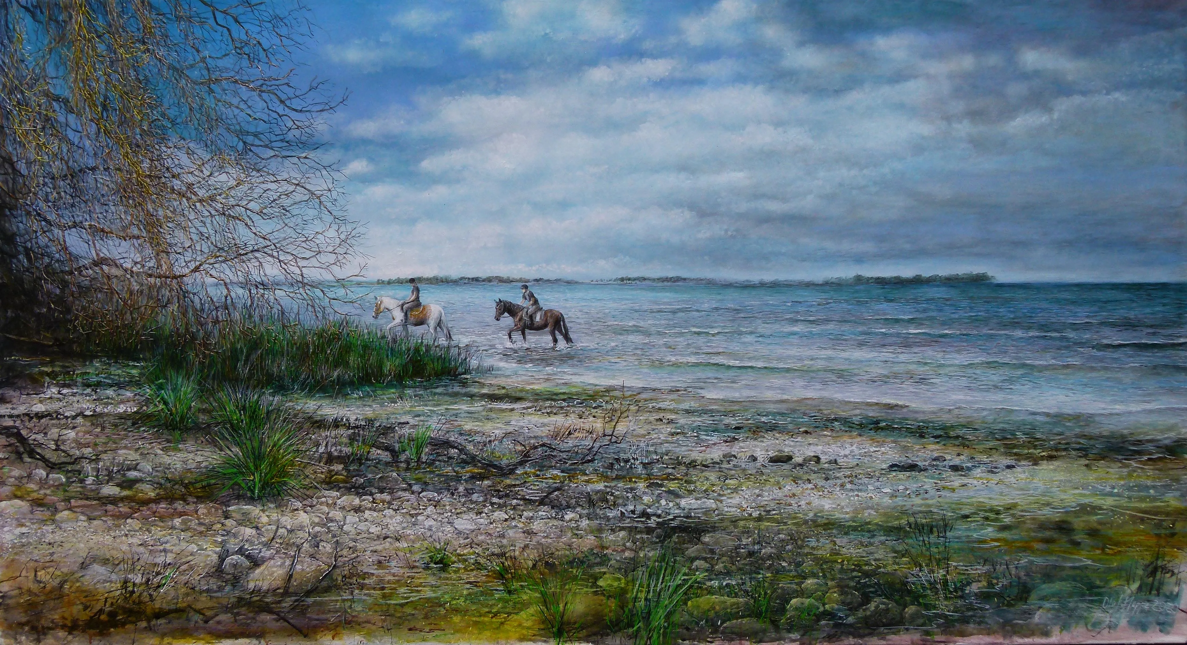 „Pferde am Stover Strand“ 2020