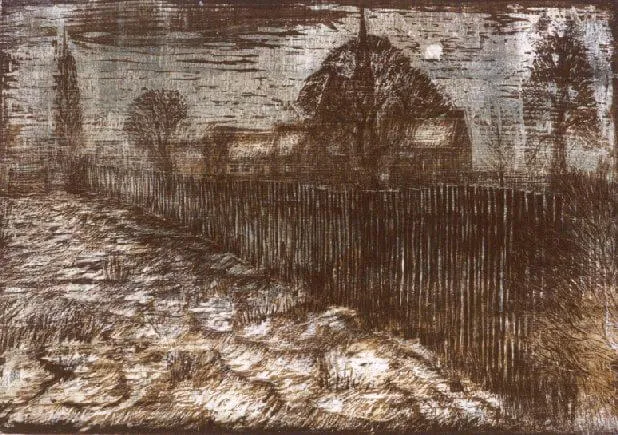 Winter im Dorf