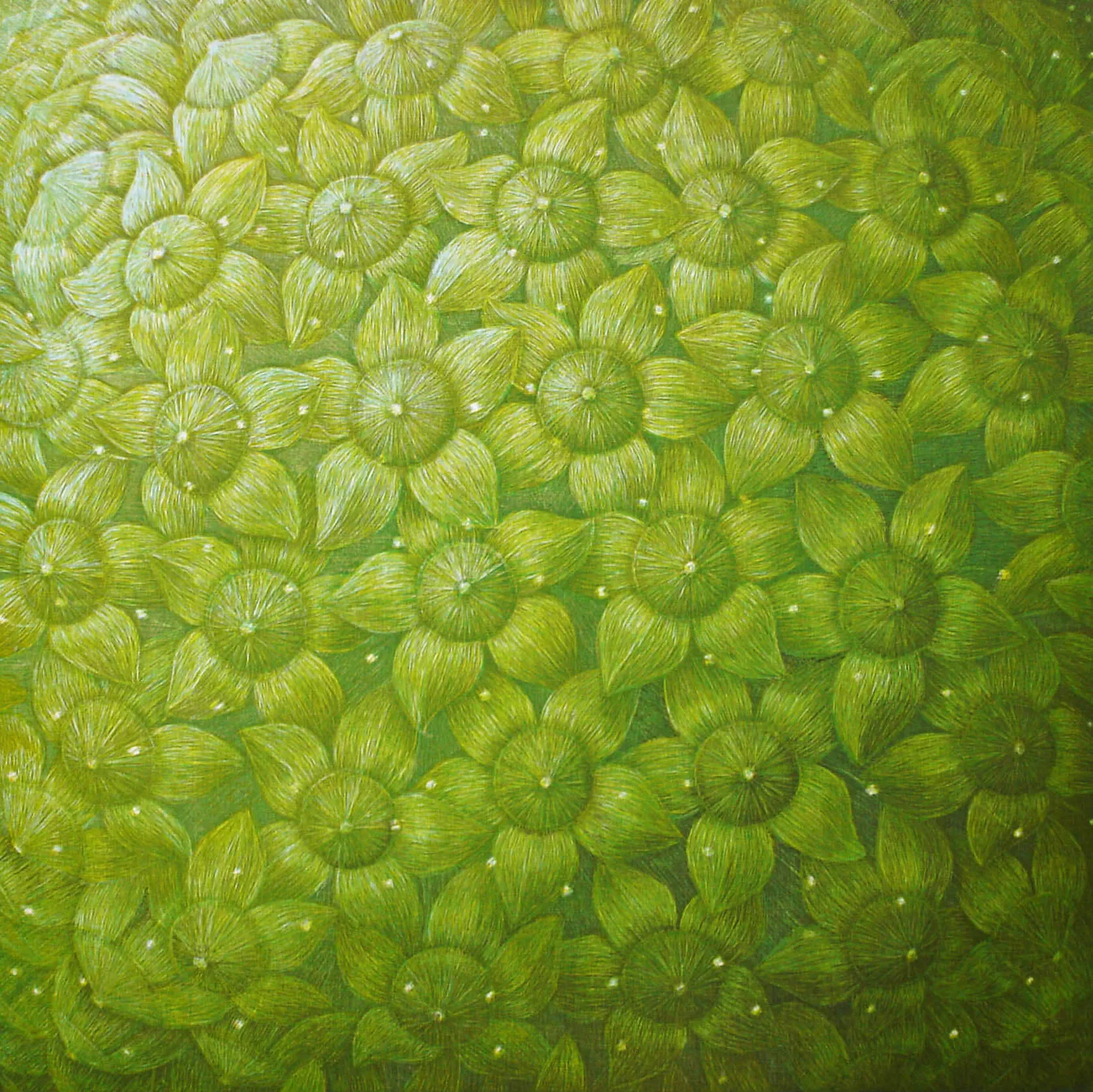 „Genesis VII" (Efeu, grün)