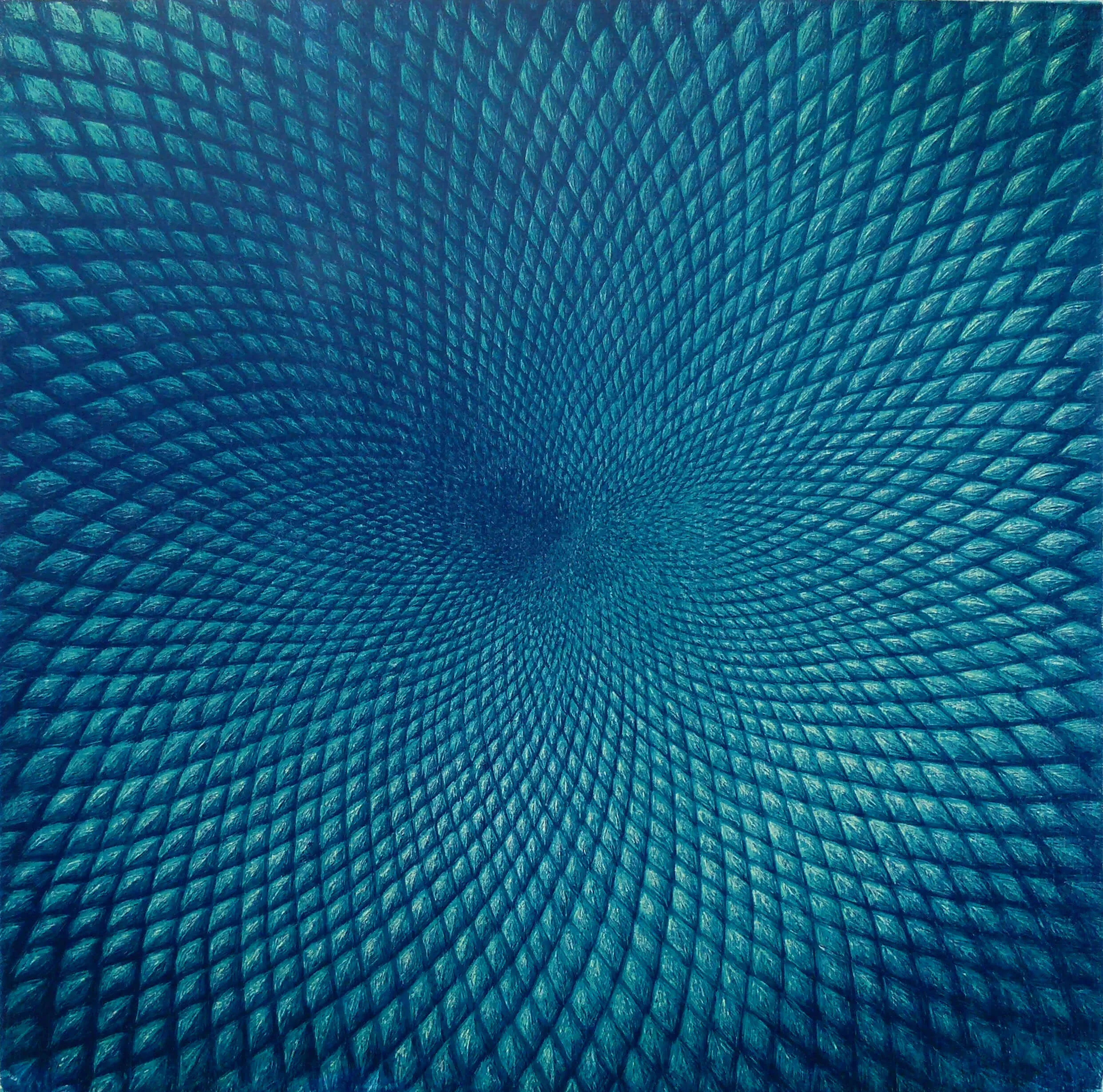 „Genesis II“ (Blaue Sonnenblume) 2001