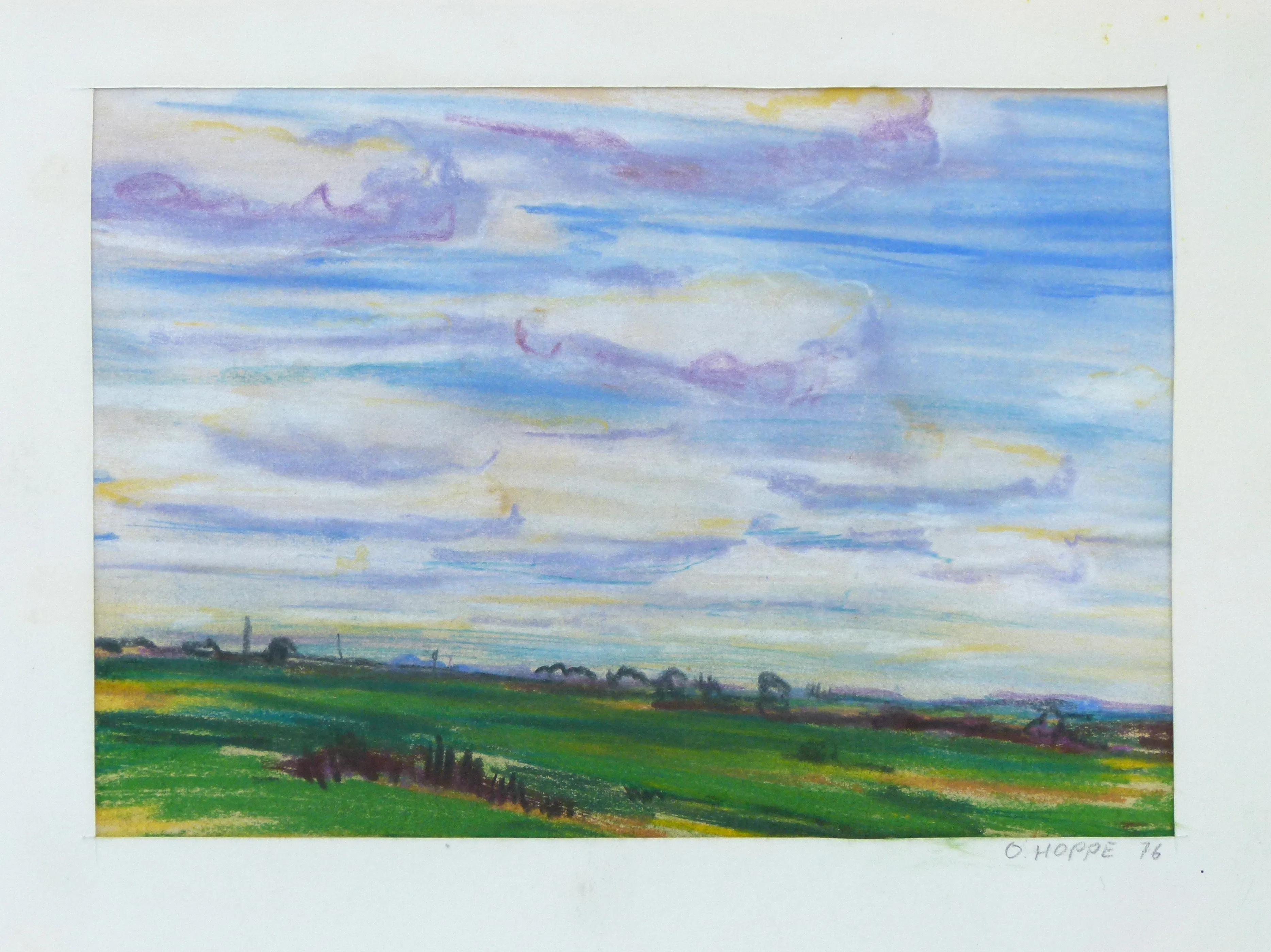 „Landschaft (Wolken)“ 1976